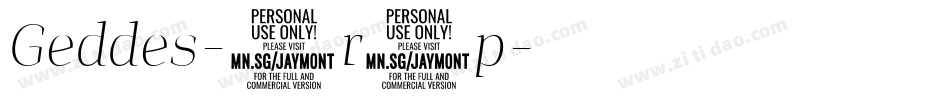 Geddes-3r1p字体转换 Geddes-3r1p字体转换