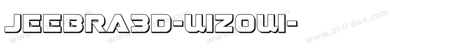 Jeebra3D-wz0w字体转换 Jeebra3D-wz0w字体转换