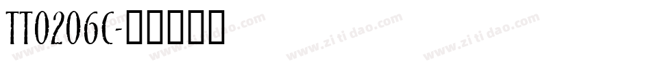 TT0206C字体转换
