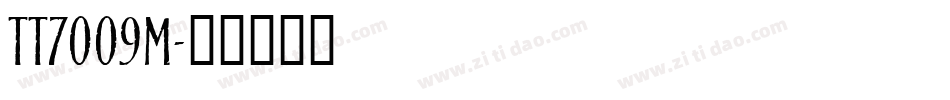 TT7009M字体转换