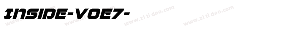Inside-v0e7字体转换