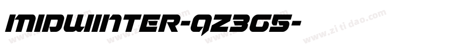 Midwinter-qZ3g5字体转换 Midwinter-qZ3g5字体转换