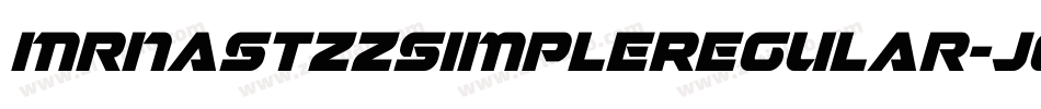 MrnastzzsimpleRegular-j0E9字体转换