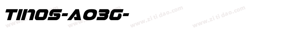 Tinos-aO3g字体转换