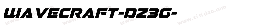 Wavecraft-dZ3g字体转换