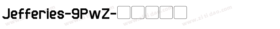Jefferies-9PwZ字体转换