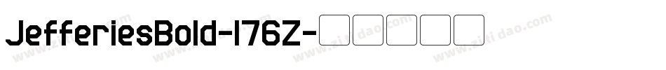 JefferiesBold-l76Z字体转换