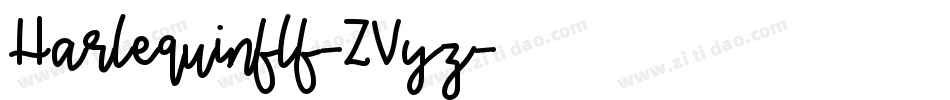 Harlequinflf-ZVyz字体转换