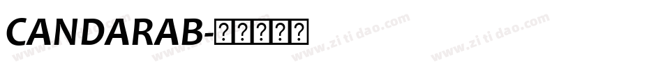 CANDARAB字体转换