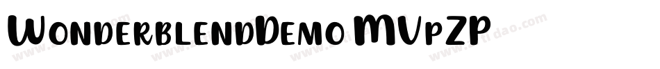 WonderblendDemo-MVpZP字体转换