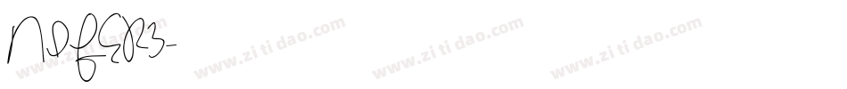 NIFER3字体转换
