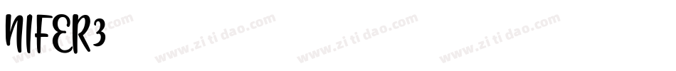 NIFER3字体转换