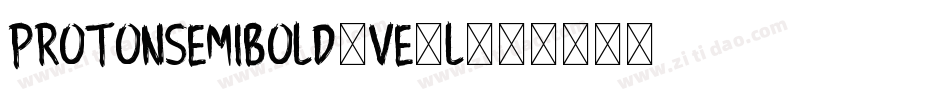 ProtonSemibold-Ve9l字体转换