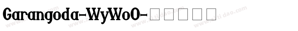Garangoda-WyWoO字体转换