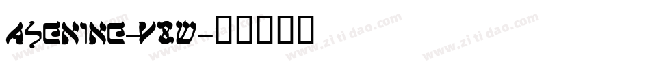 Asenine-V8w字体转换 Asenine-V8w字体转换