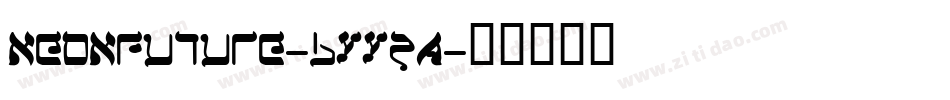 NeonFuture-6YY2A字体转换 NeonFuture-6YY2A字体转换