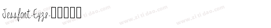 Jessfont-Eyz8字体转换
