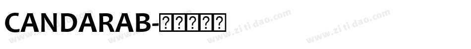 CANDARAB字体转换