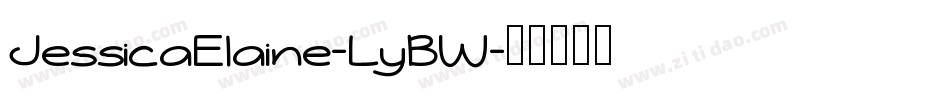 JessicaElaine-LyBW字体转换