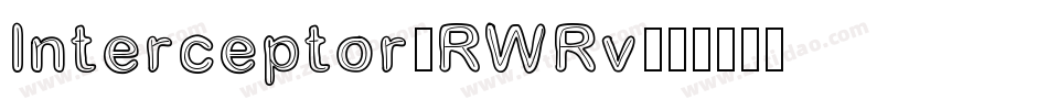 Interceptor-RWRv字体转换