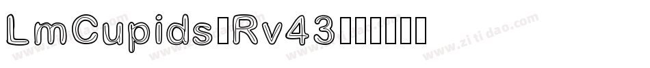 LmCupids-Rv43字体转换