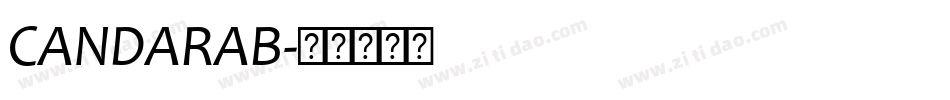 CANDARAB字体转换