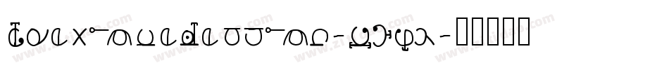 ApexlakeRegular-KYGy字体转换