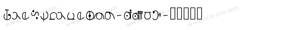 EyeStrykeBaq-68gY字体转换