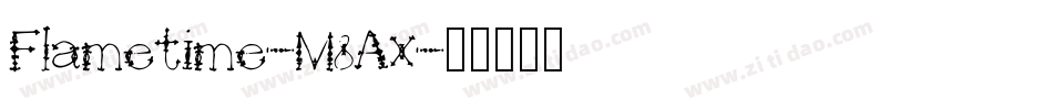 Flametime-M8Ax字体转换
