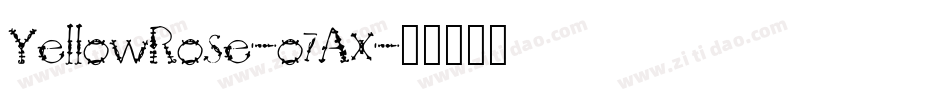 YellowRose-o7Ax字体转换