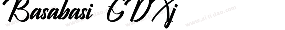Basabasi-1GDXj字体转换