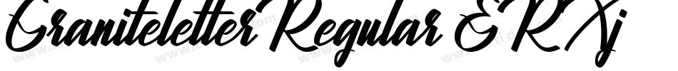 GraniteletterRegular-ERXj字体转换