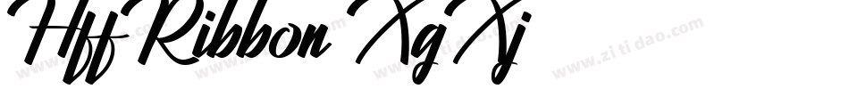 HffRibbon-XgXj字体转换 HffRibbon-XgXj字体转换