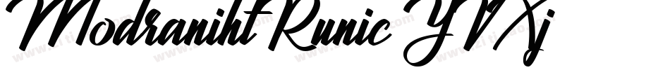 ModranihtRunic-YVXj字体转换