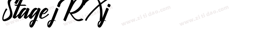 Stage-jRXj字体转换