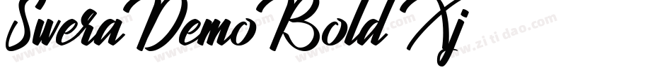 SweraDemoBold-Xj09字体转换