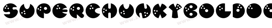 SuperchunkyBold-od4B字体转换