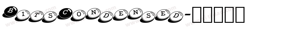 BitsCondensed字体转换
