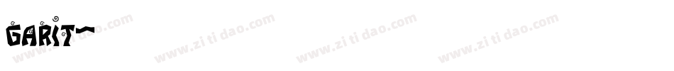 garit字体转换