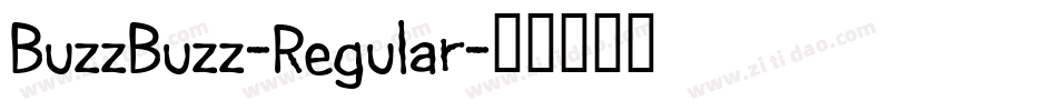 BuzzBuzz-Regular字体转换