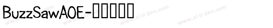 BuzzSawAOE字体转换
