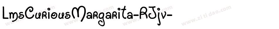 LmsCuriousMargarita-RJjv字体转换