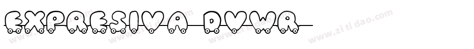 Expresiva-dvWR字体转换