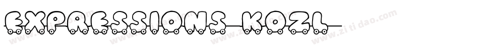 Expressions-KOzl字体转换