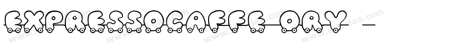 Expressocaffe-OrY8字体转换