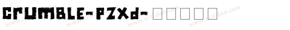 Crumble-pZXd字体转换