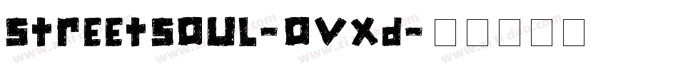 StreetSoul-ovXd字体转换