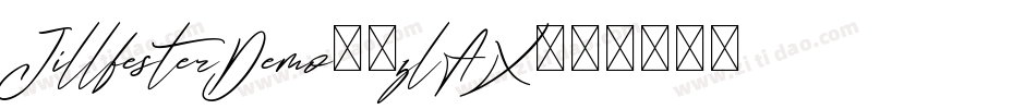 JillfesterDemo-3zlAX字体转换