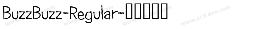 BuzzBuzz-Regular字体转换