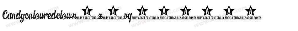 Candycolouredclown-x2vq字体转换